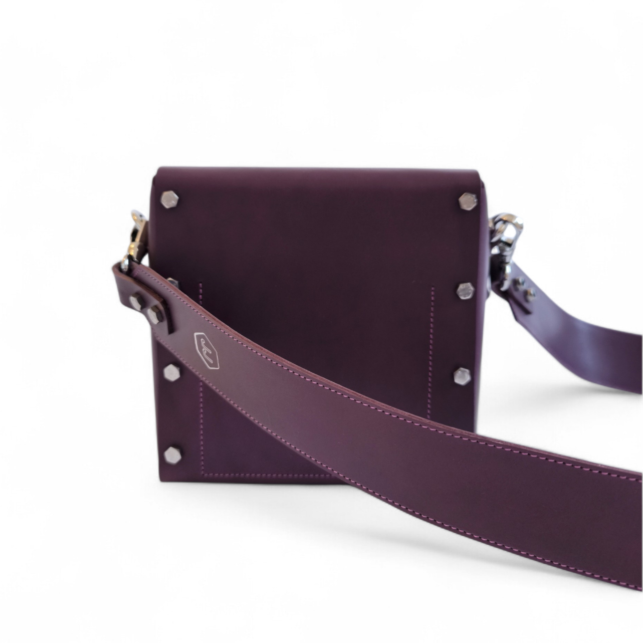 LEATHER HANDBAG "JESSICA" VIOLA