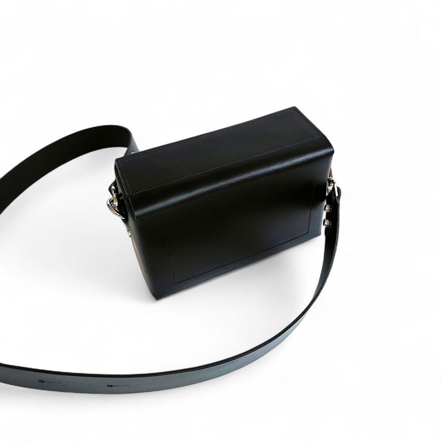 LEATHER HANDBAG "JULIA" BLACK