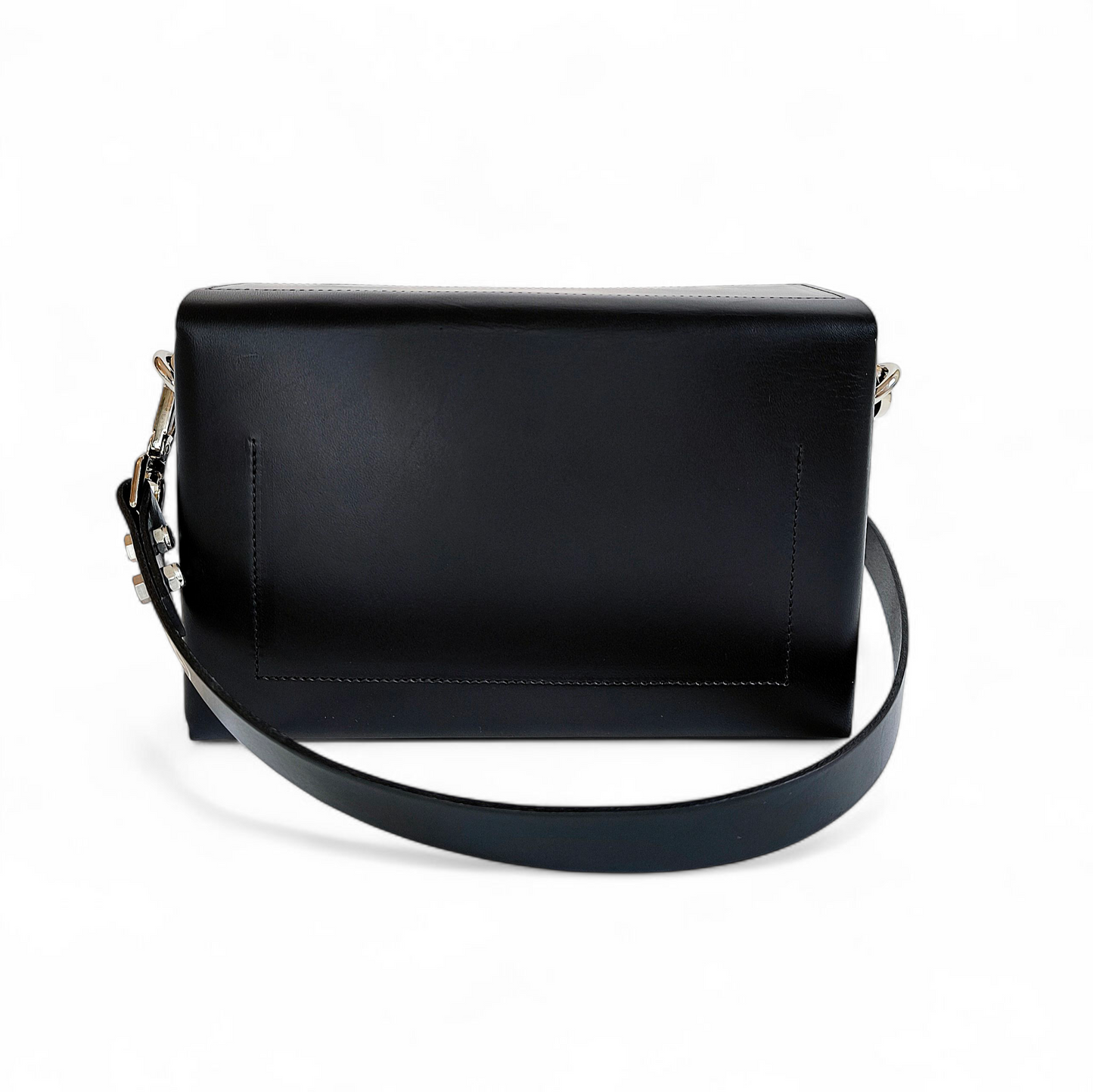 LEATHER HANDBAG "JULIA" BLACK