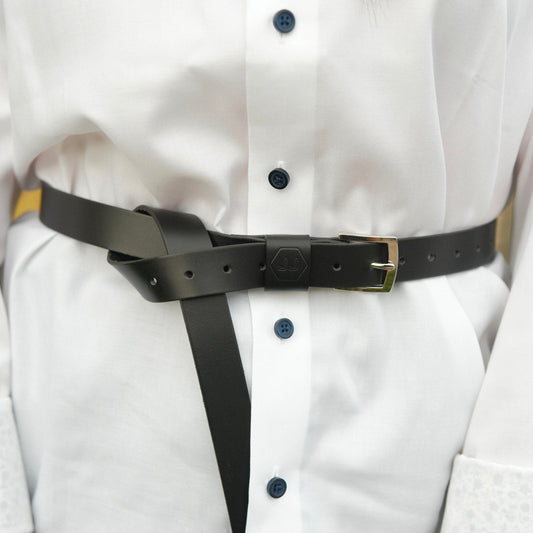 LONG & SLIM LEATHER BELT JULIETTE
