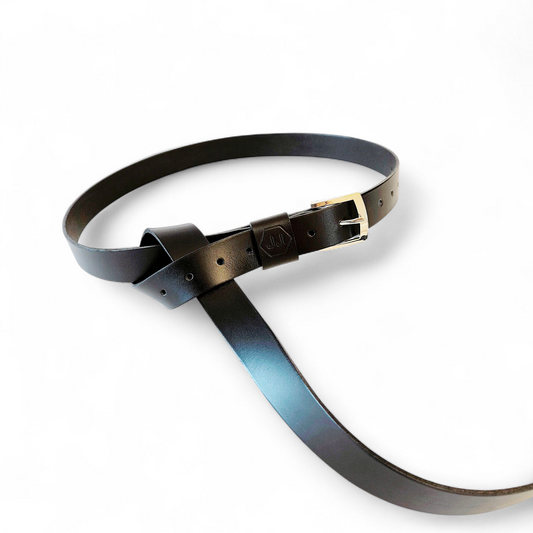 LONG & SLIM LEATHER BELT JULIETTE
